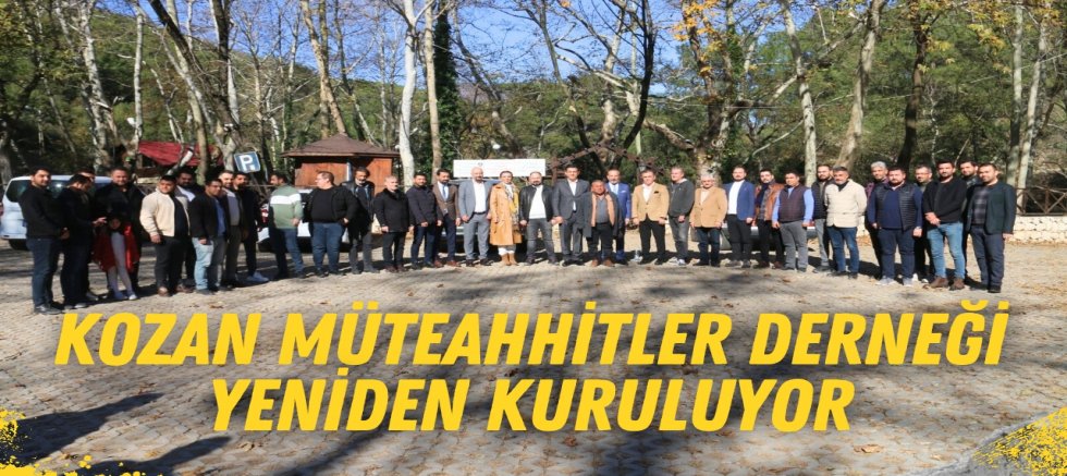 MÜTEAHHİTLER DERNEĞİ YENİDEN KURULUYOR