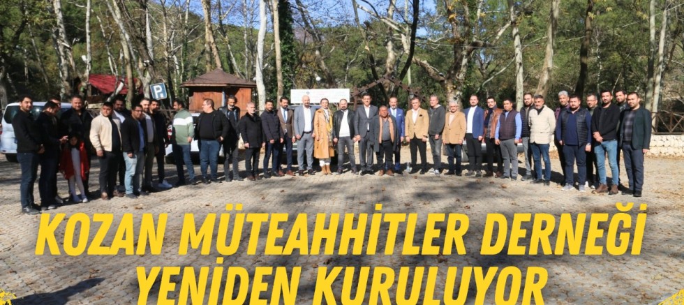 MÜTEAHHİTLER DERNEĞİ YENİDEN KURULUYOR