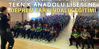 AKOM EKİBİNDEN DEPREM FARKINDALIK EĞİTİMİ