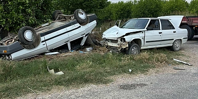 KOZAN'DA TRAFİK KAZASI: 4 KİŞİ YARALANDI